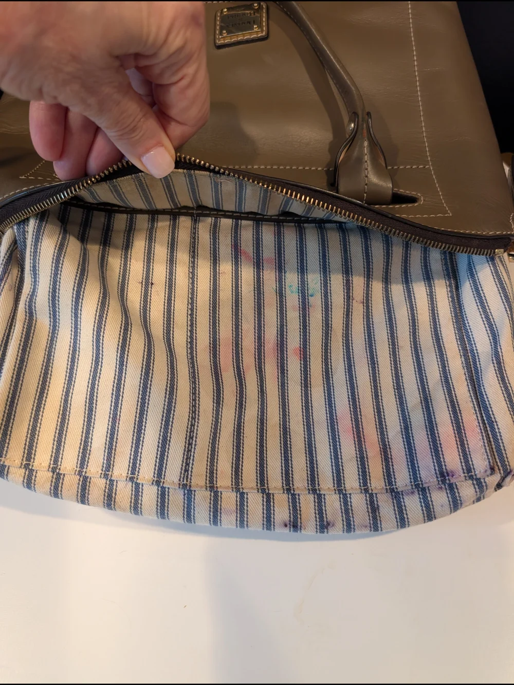 Dooney & Bourke Vintage Satchel Project Bag In Need of Rehabbing